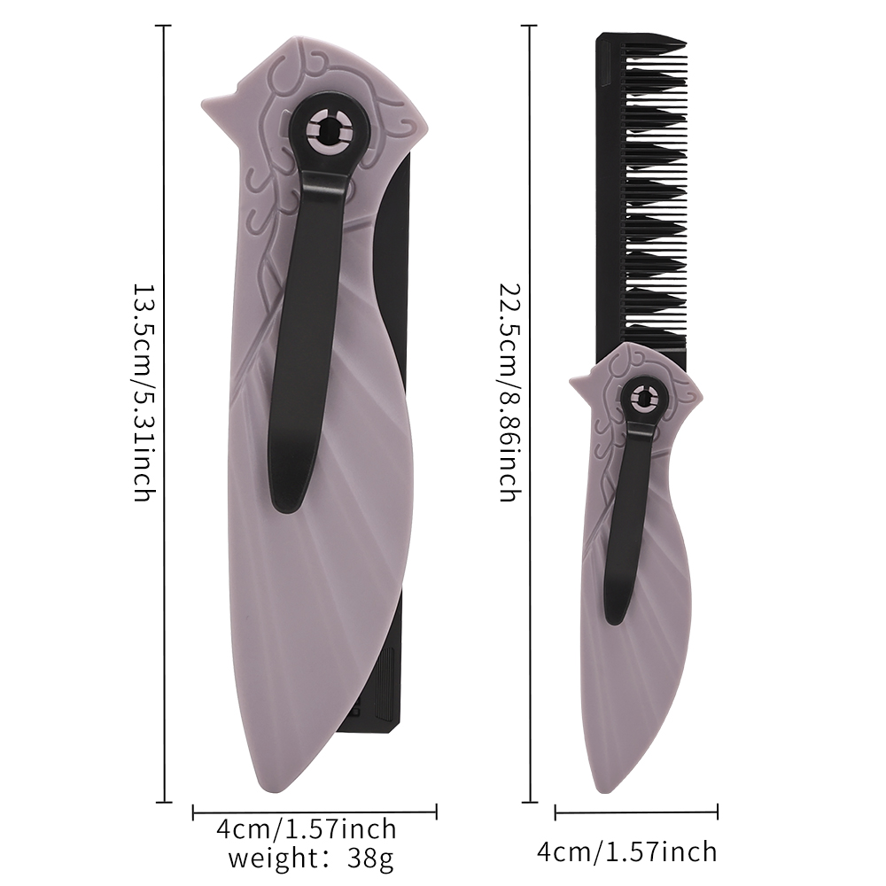 Protable Folding Pocket Comb for Men